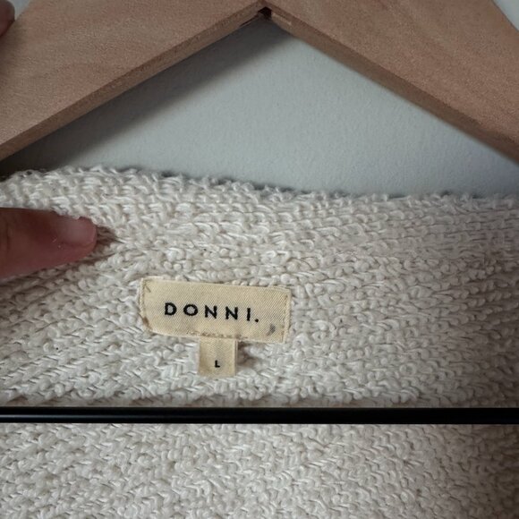 Donni Cream Poodle Cardigan - Picture 4 of 4